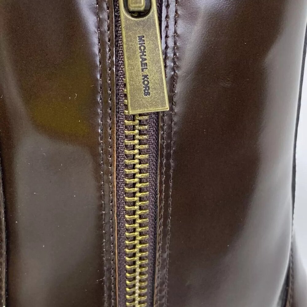 NEW MICHAEL KORS Womens Blake Bootie Size 7M Lace-Up Combat Side-Zip Round Toe - Picture 5 of 8